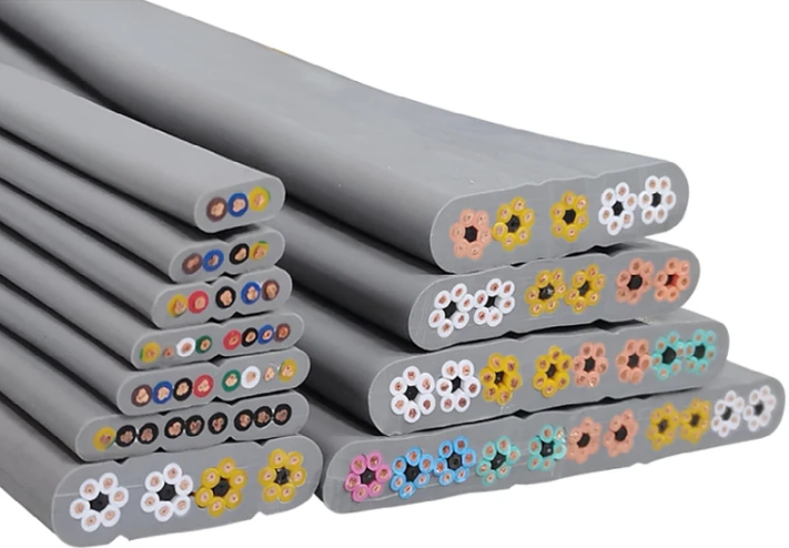 舞臺(tái)燈光設(shè)備用彈性體帶狀電纜ZR-YSFVRPB-13*4+2DMX